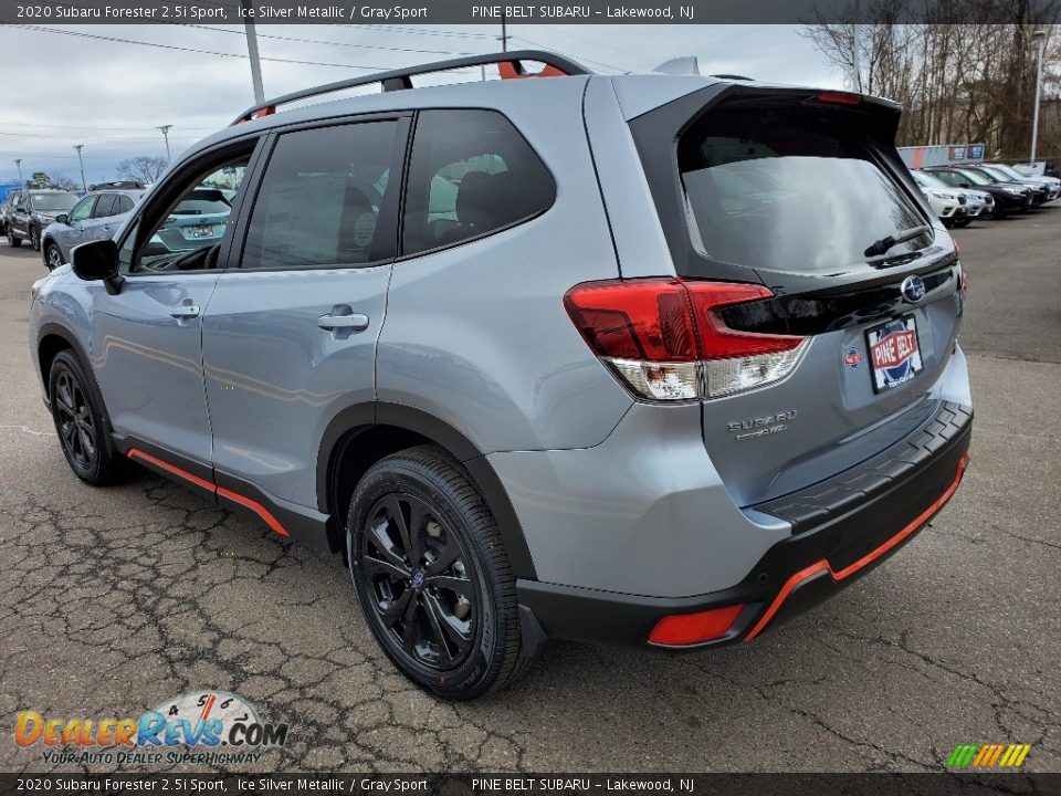 2020 Subaru Forester 2.5i Sport Ice Silver Metallic / Gray Sport Photo #6