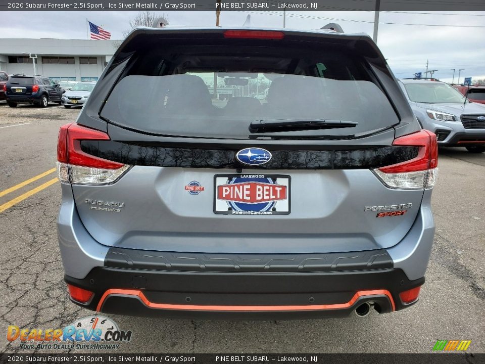 2020 Subaru Forester 2.5i Sport Ice Silver Metallic / Gray Sport Photo #7
