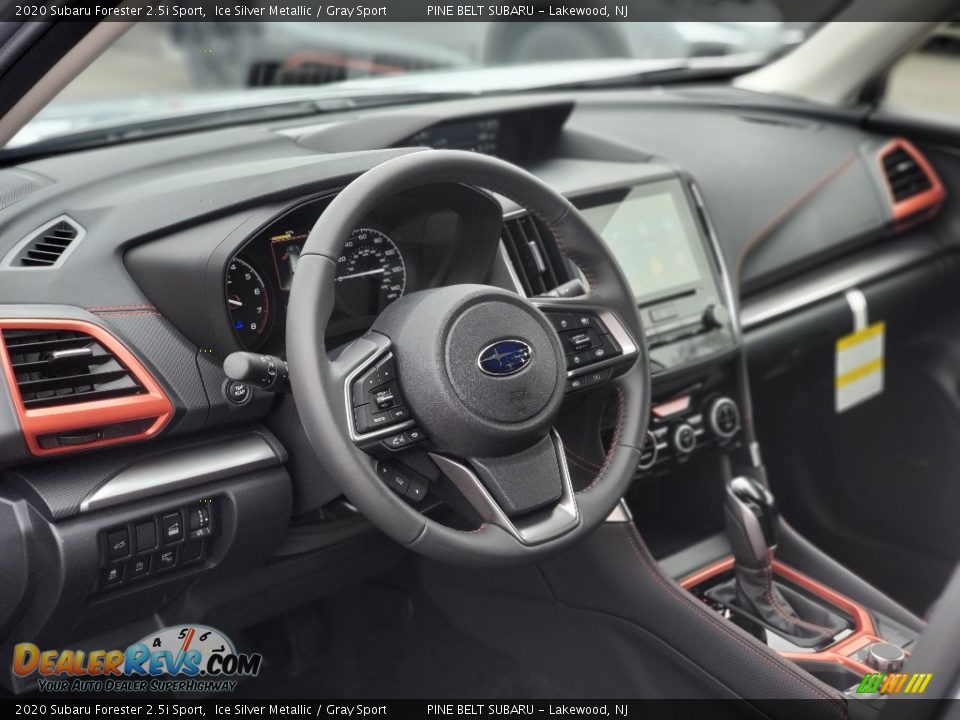 2020 Subaru Forester 2.5i Sport Ice Silver Metallic / Gray Sport Photo #10