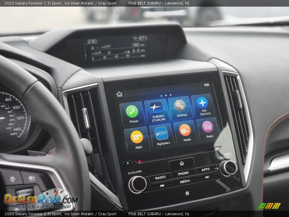 2020 Subaru Forester 2.5i Sport Ice Silver Metallic / Gray Sport Photo #14