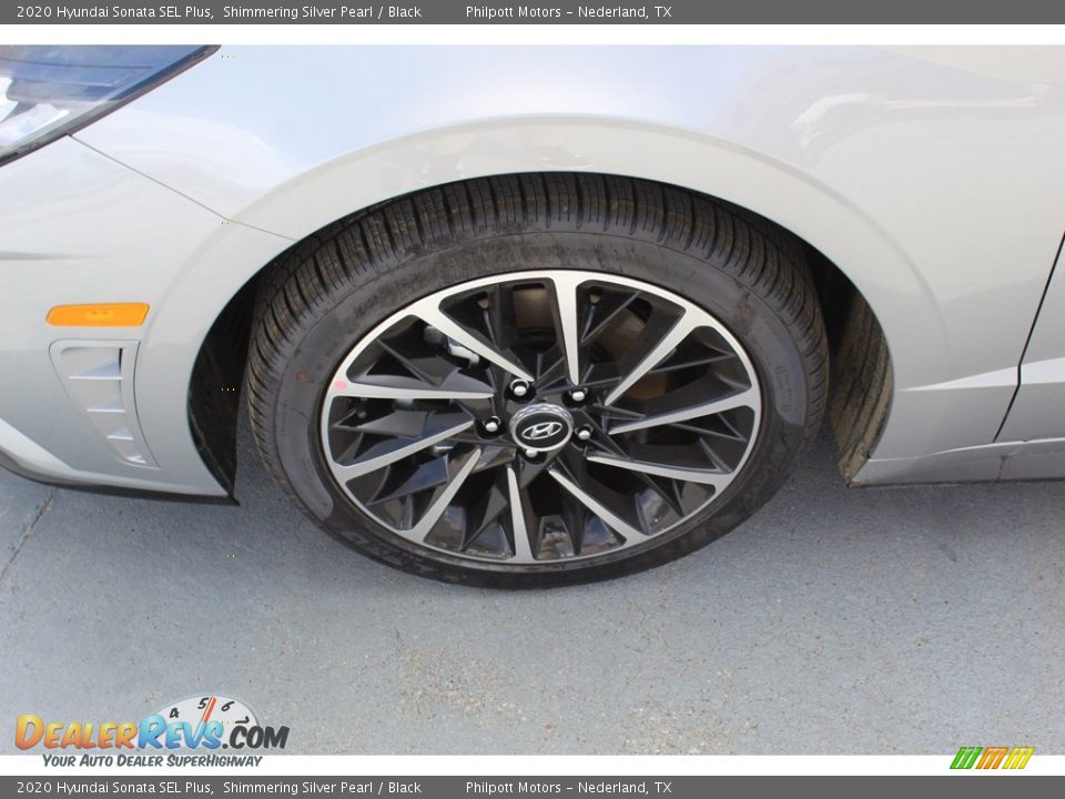 2020 Hyundai Sonata SEL Plus Shimmering Silver Pearl / Black Photo #5