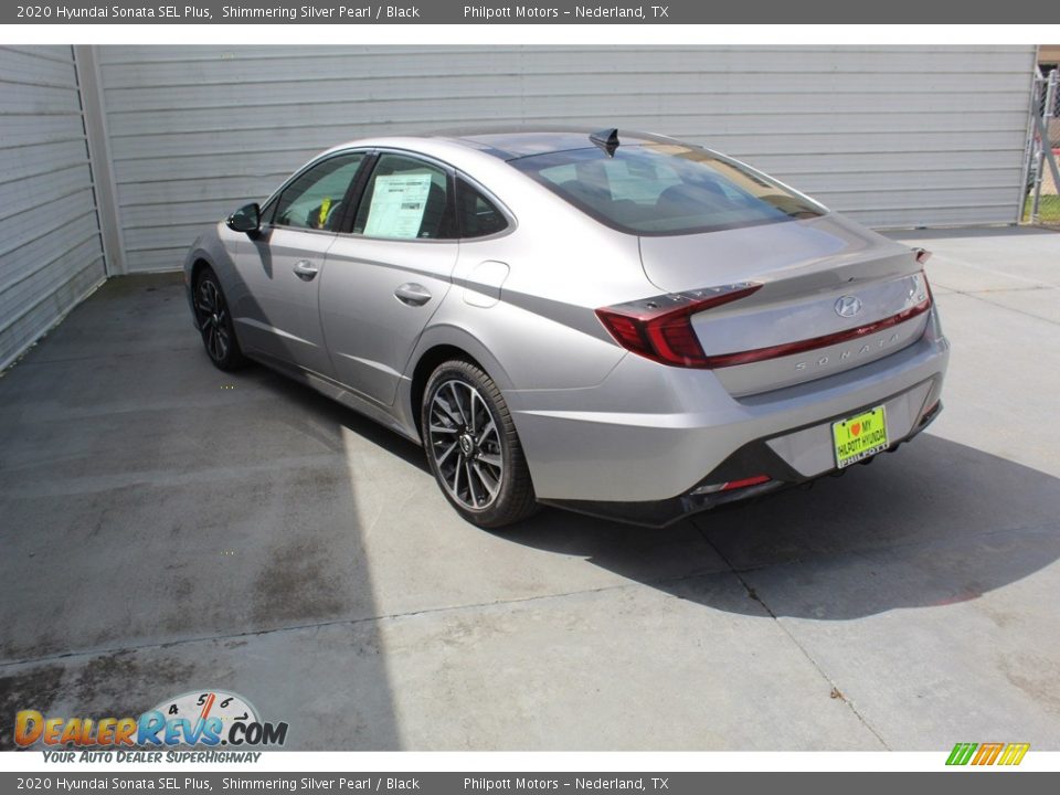 2020 Hyundai Sonata SEL Plus Shimmering Silver Pearl / Black Photo #6