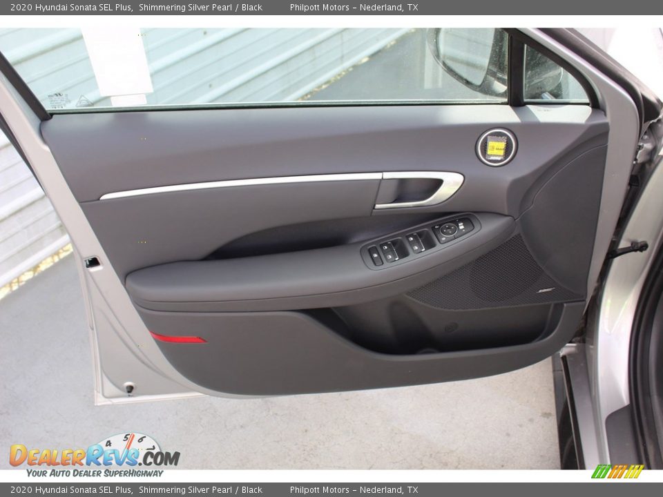 2020 Hyundai Sonata SEL Plus Shimmering Silver Pearl / Black Photo #9
