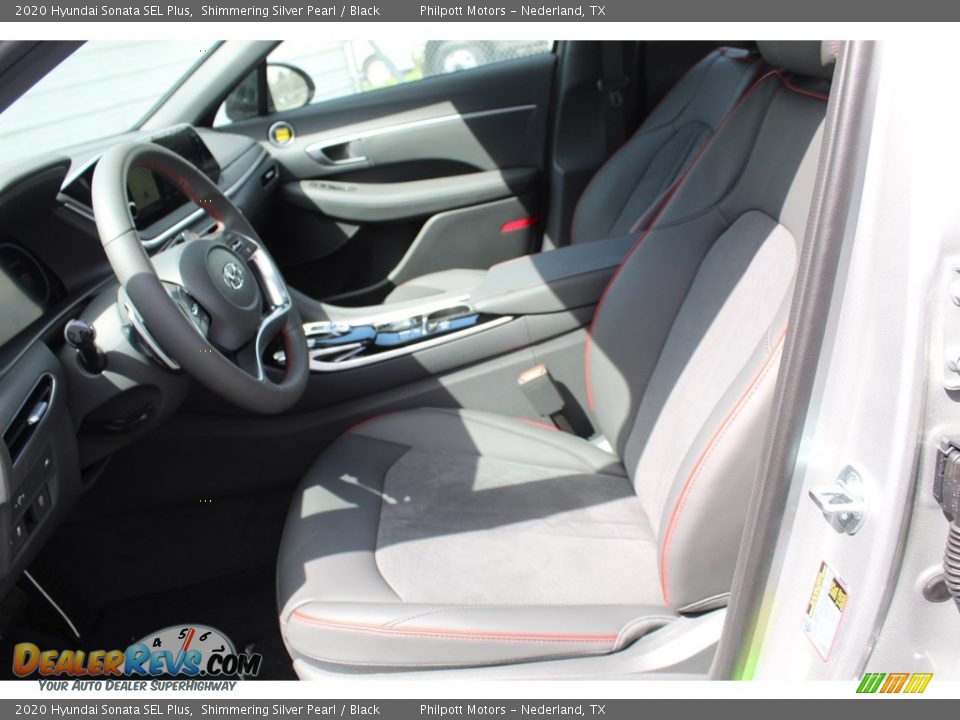 2020 Hyundai Sonata SEL Plus Shimmering Silver Pearl / Black Photo #10