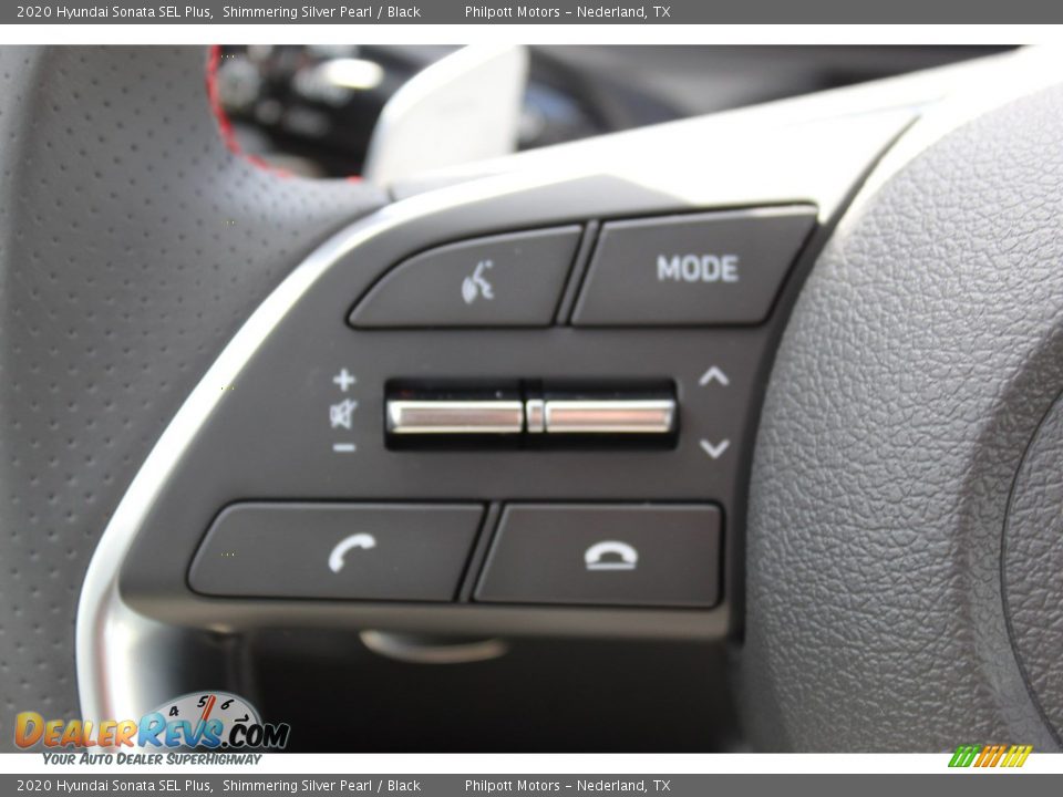 2020 Hyundai Sonata SEL Plus Shimmering Silver Pearl / Black Photo #11