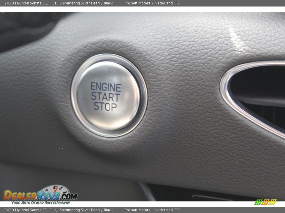 2020 Hyundai Sonata SEL Plus Shimmering Silver Pearl / Black Photo #17