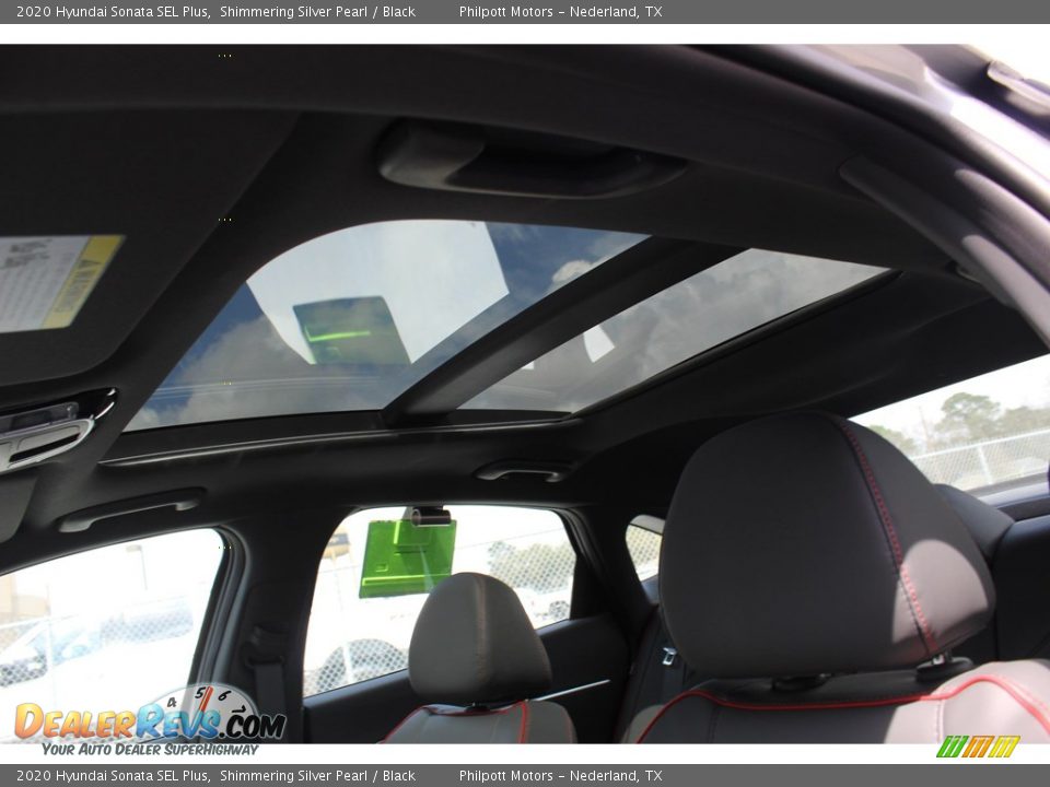 2020 Hyundai Sonata SEL Plus Shimmering Silver Pearl / Black Photo #19