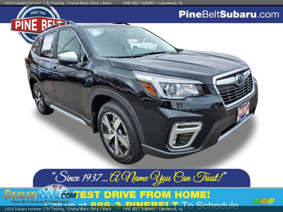 2020 Subaru Forester 2.5i Touring Crystal Black Silica / Black Photo #1