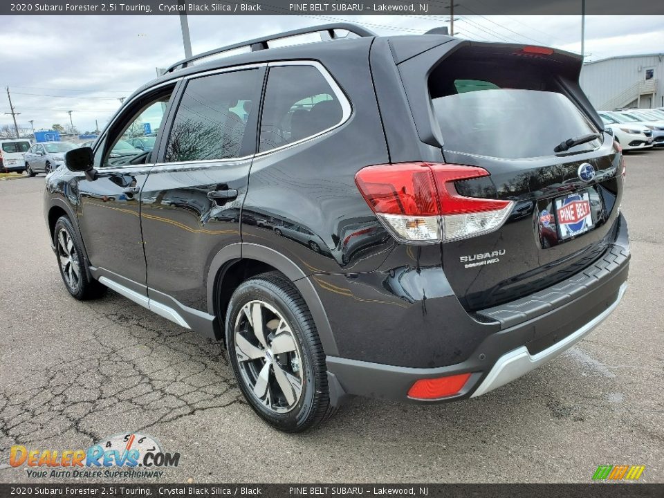 2020 Subaru Forester 2.5i Touring Crystal Black Silica / Black Photo #6