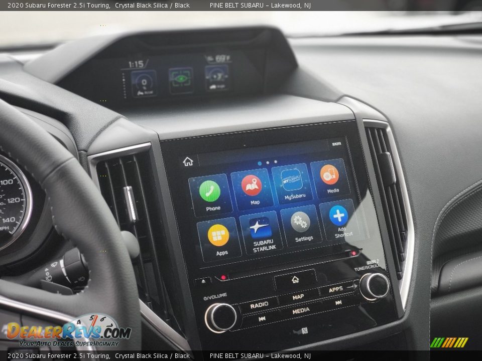 2020 Subaru Forester 2.5i Touring Crystal Black Silica / Black Photo #14