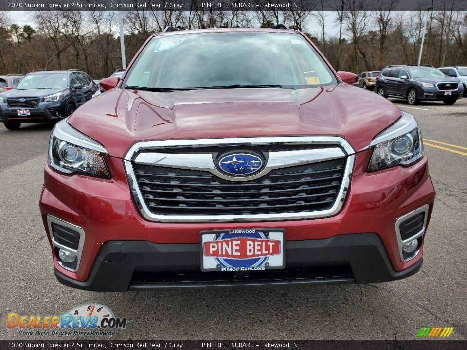 2020 Subaru Forester 2.5i Limited Crimson Red Pearl / Gray Photo #3