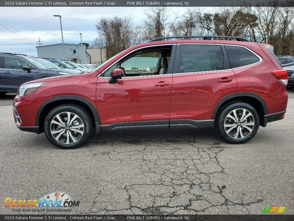 2020 Subaru Forester 2.5i Limited Crimson Red Pearl / Gray Photo #4