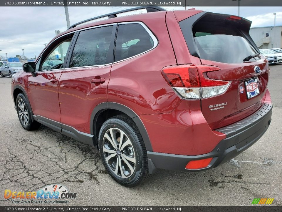 2020 Subaru Forester 2.5i Limited Crimson Red Pearl / Gray Photo #6