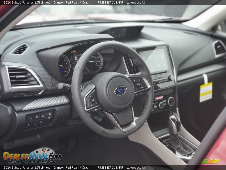 2020 Subaru Forester 2.5i Limited Crimson Red Pearl / Gray Photo #10