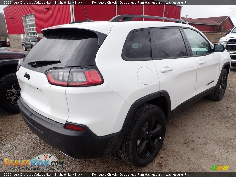 2020 Jeep Cherokee Altitude 4x4 Bright White / Black Photo #5