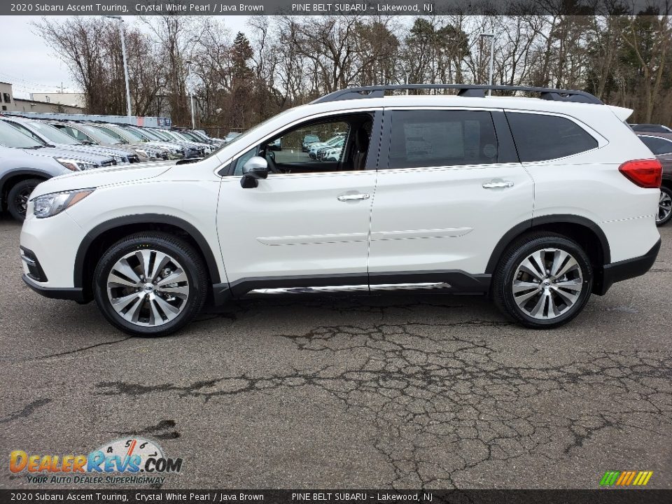 2020 Subaru Ascent Touring Crystal White Pearl / Java Brown Photo #4