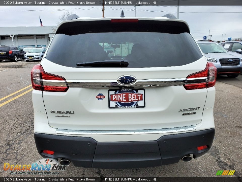 2020 Subaru Ascent Touring Crystal White Pearl / Java Brown Photo #7