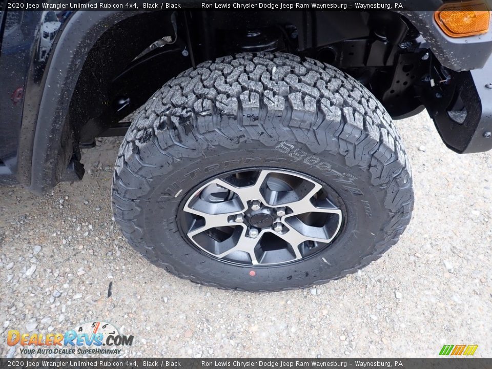 2020 Jeep Wrangler Unlimited Rubicon 4x4 Black / Black Photo #9