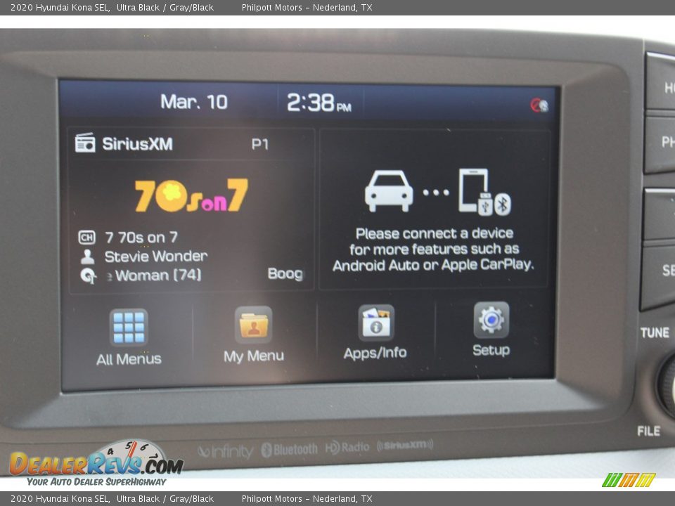 2020 Hyundai Kona SEL Ultra Black / Gray/Black Photo #15