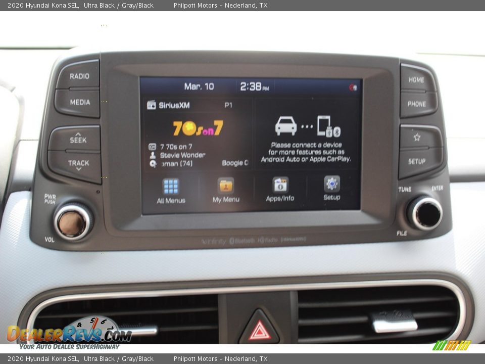 2020 Hyundai Kona SEL Ultra Black / Gray/Black Photo #16