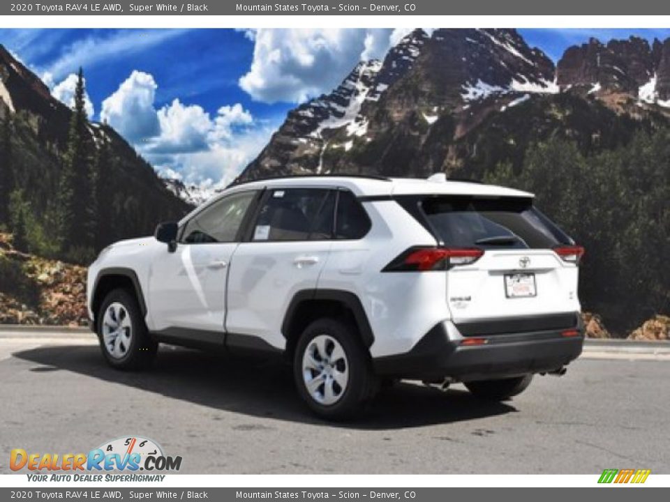 2020 Toyota RAV4 LE AWD Super White / Black Photo #3