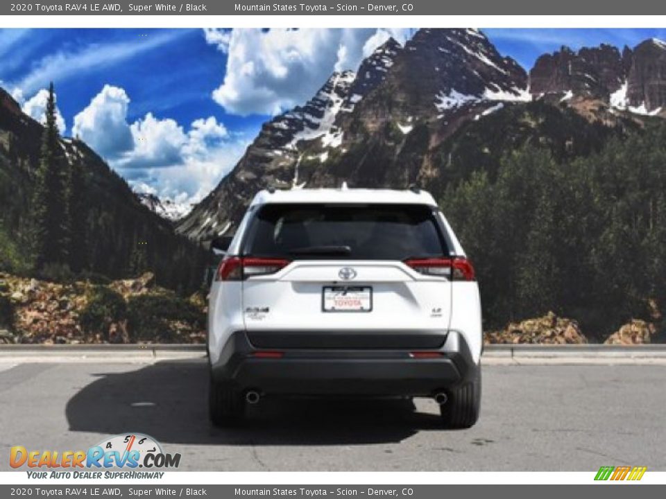 2020 Toyota RAV4 LE AWD Super White / Black Photo #4