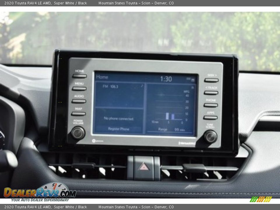 2020 Toyota RAV4 LE AWD Super White / Black Photo #8