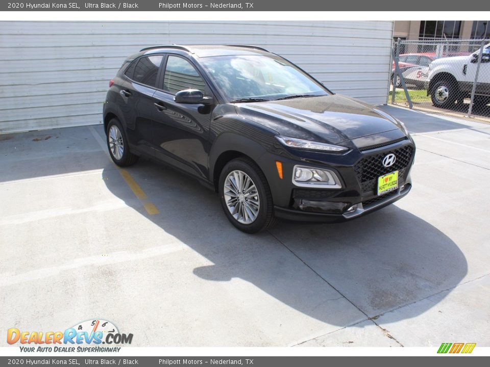 2020 Hyundai Kona SEL Ultra Black / Black Photo #2