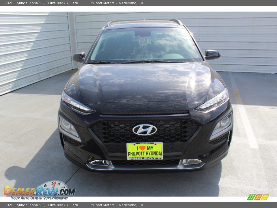 2020 Hyundai Kona SEL Ultra Black / Black Photo #3