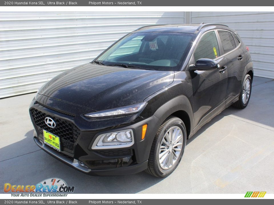 2020 Hyundai Kona SEL Ultra Black / Black Photo #4