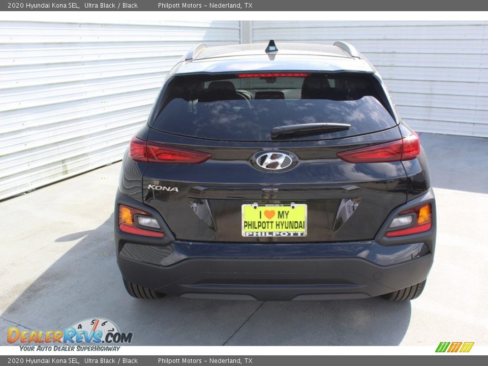 2020 Hyundai Kona SEL Ultra Black / Black Photo #7