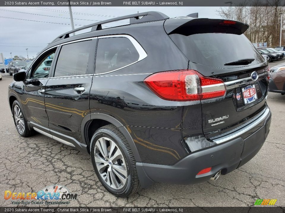 2020 Subaru Ascent Touring Crystal Black Silica / Java Brown Photo #6