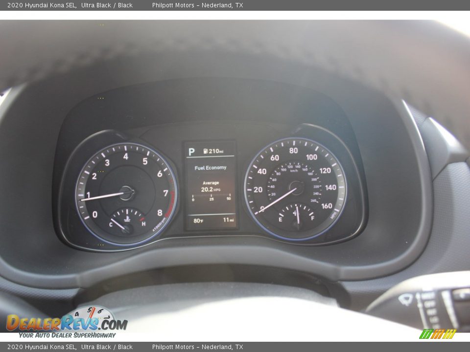 2020 Hyundai Kona SEL Ultra Black / Black Photo #13