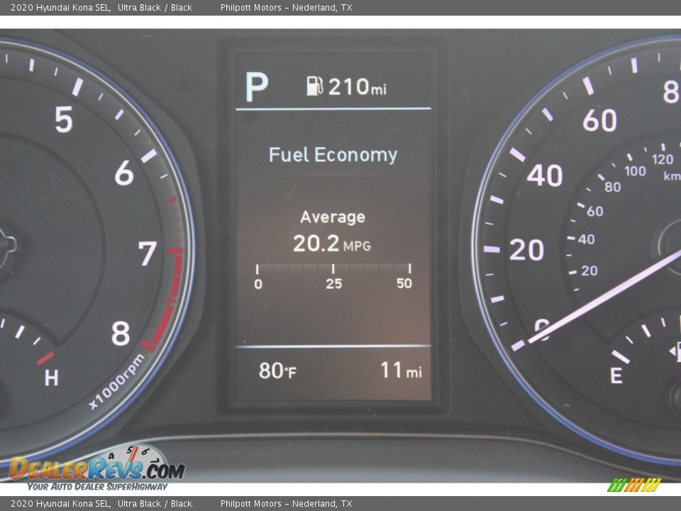 2020 Hyundai Kona SEL Ultra Black / Black Photo #14
