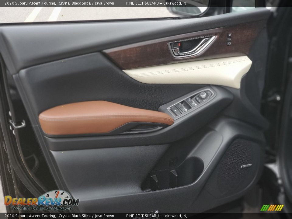 2020 Subaru Ascent Touring Crystal Black Silica / Java Brown Photo #10