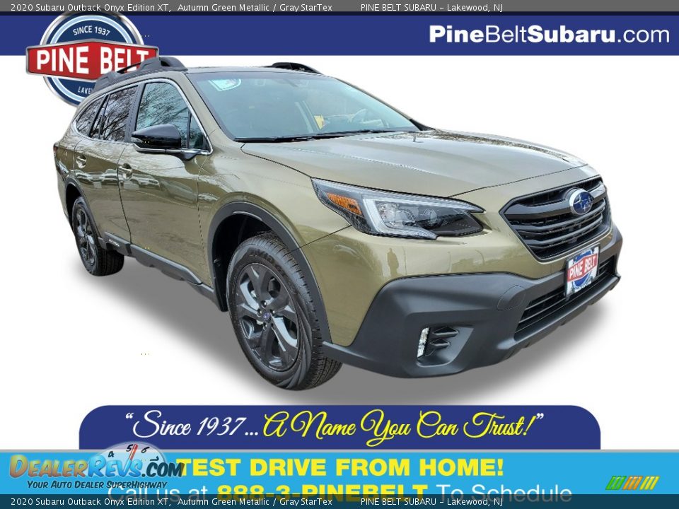 2020 Subaru Outback Onyx Edition XT Autumn Green Metallic / Gray StarTex Photo #1