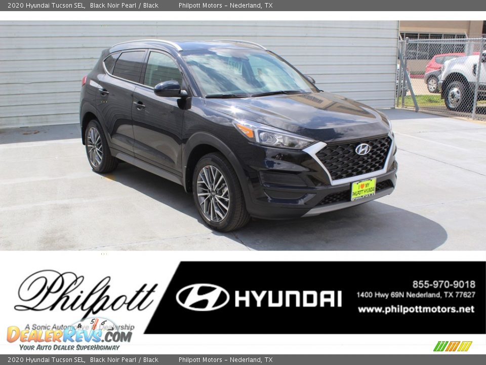 2020 Hyundai Tucson SEL Black Noir Pearl / Black Photo #1