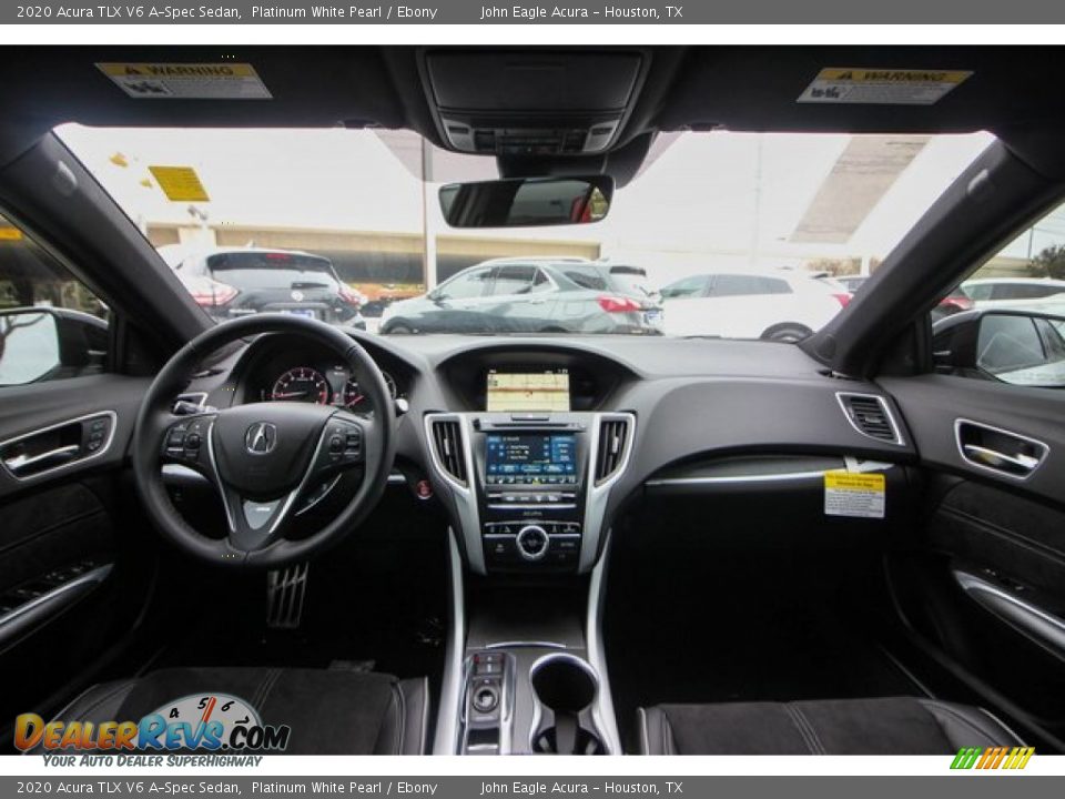 2020 Acura TLX V6 A-Spec Sedan Platinum White Pearl / Ebony Photo #10