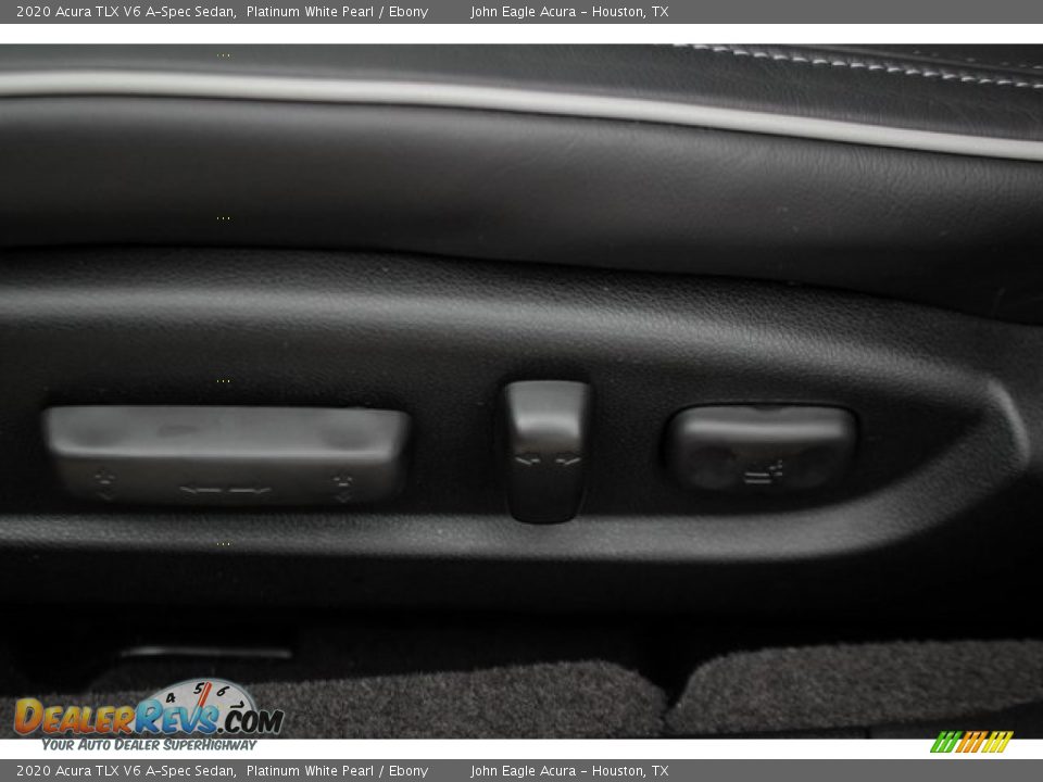 2020 Acura TLX V6 A-Spec Sedan Platinum White Pearl / Ebony Photo #14