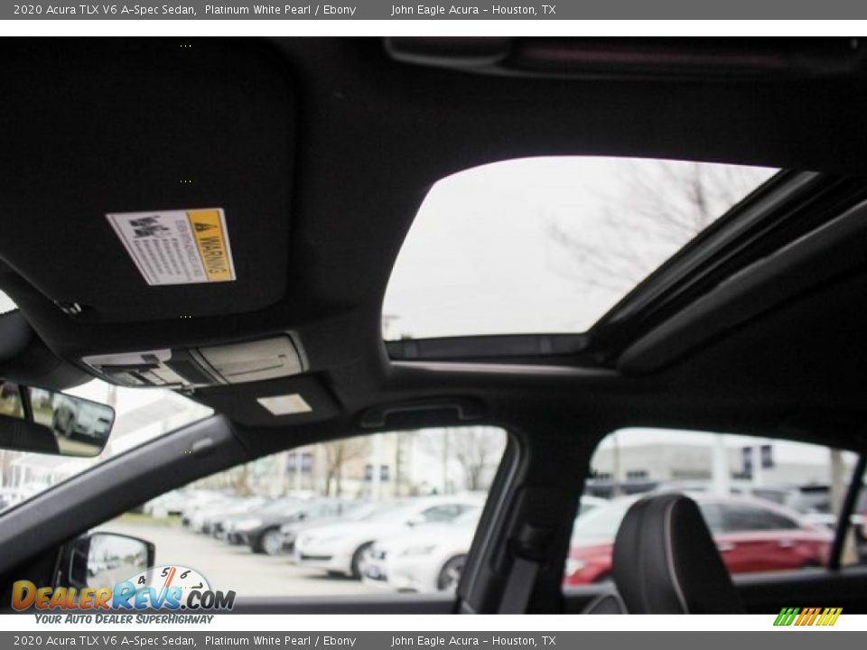 2020 Acura TLX V6 A-Spec Sedan Platinum White Pearl / Ebony Photo #15