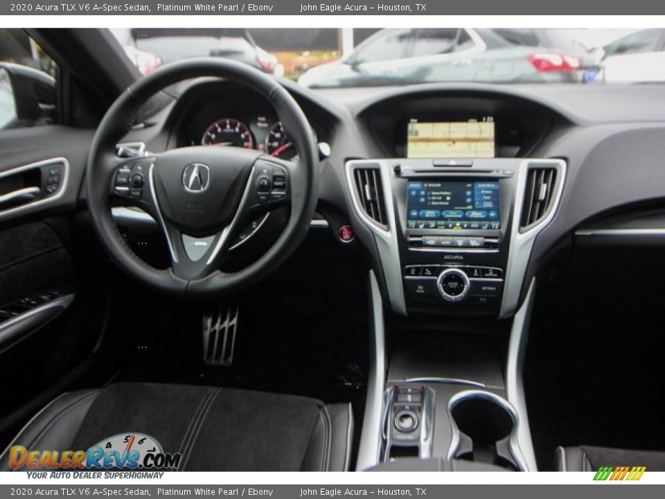 2020 Acura TLX V6 A-Spec Sedan Platinum White Pearl / Ebony Photo #26