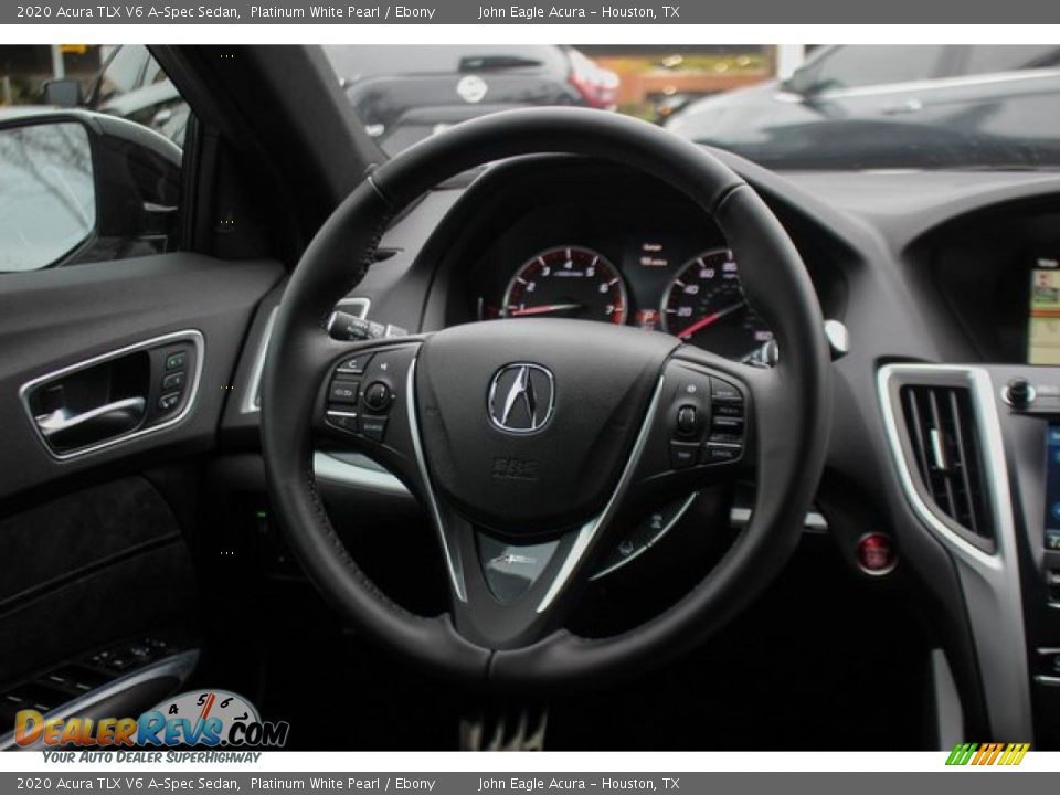 2020 Acura TLX V6 A-Spec Sedan Platinum White Pearl / Ebony Photo #30