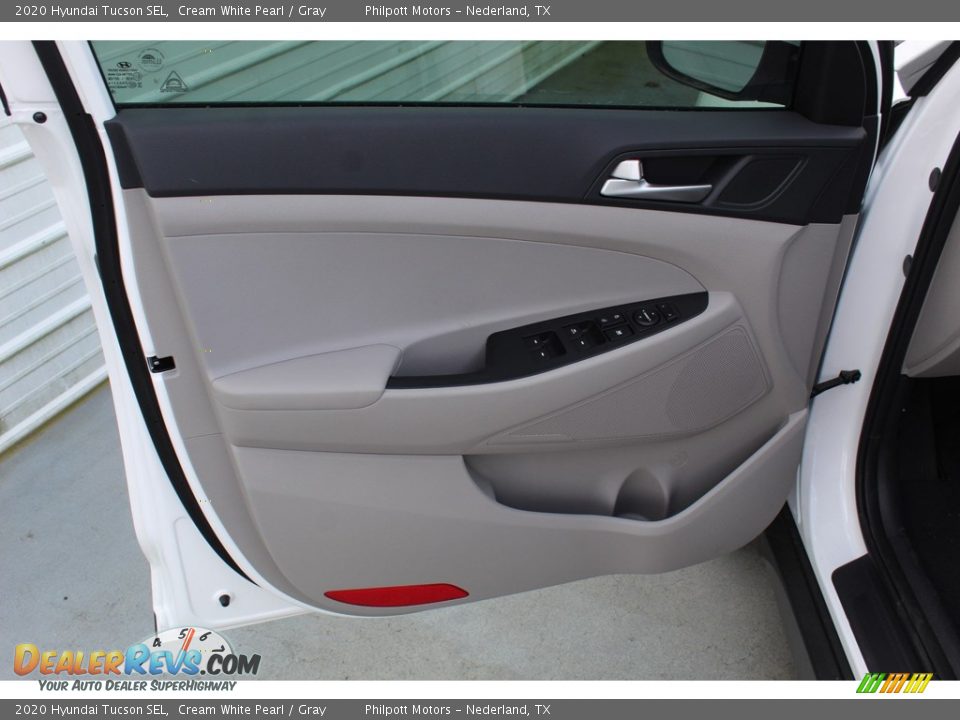 2020 Hyundai Tucson SEL Cream White Pearl / Gray Photo #9