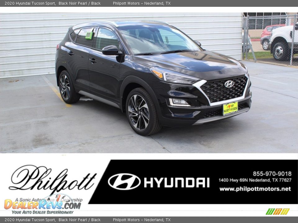 2020 Hyundai Tucson Sport Black Noir Pearl / Black Photo #1