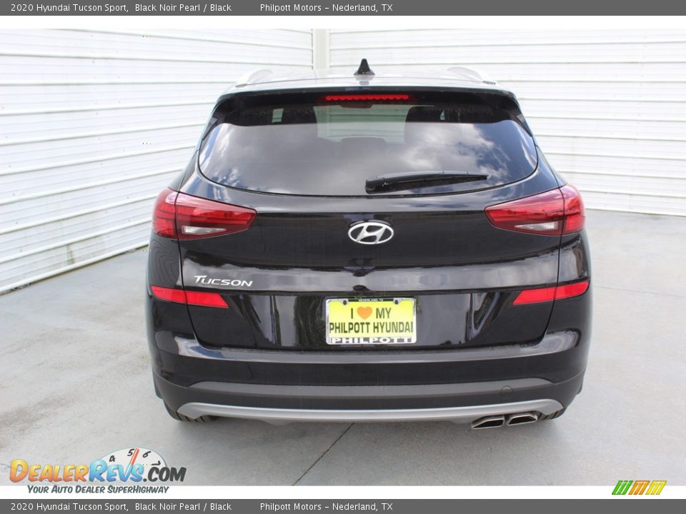 2020 Hyundai Tucson Sport Black Noir Pearl / Black Photo #6