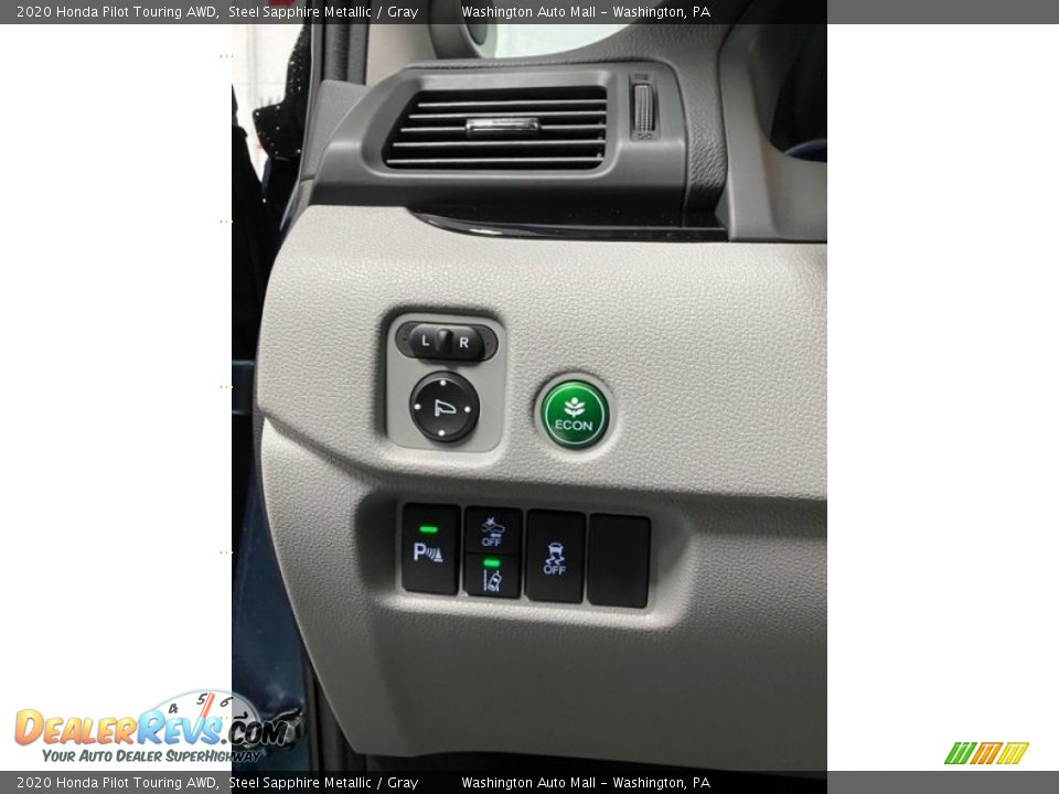 2020 Honda Pilot Touring AWD Steel Sapphire Metallic / Gray Photo #12