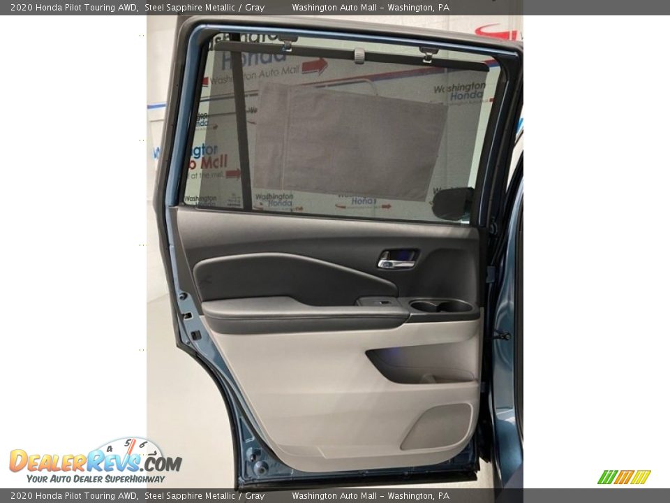 2020 Honda Pilot Touring AWD Steel Sapphire Metallic / Gray Photo #16