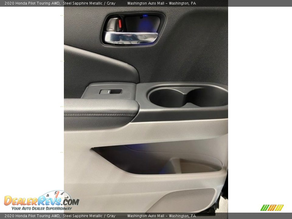 2020 Honda Pilot Touring AWD Steel Sapphire Metallic / Gray Photo #17