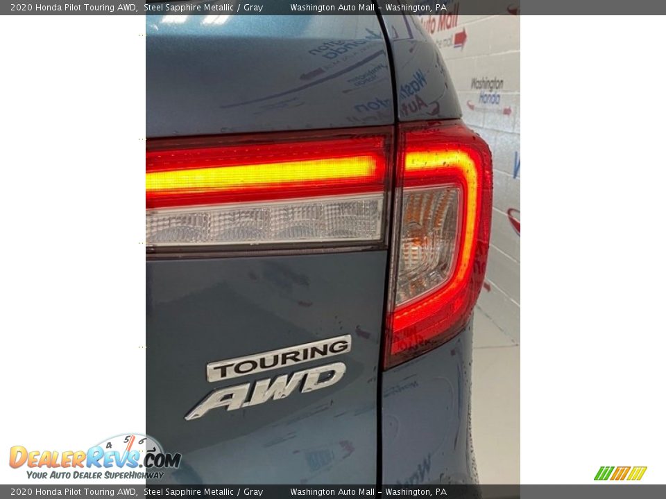 2020 Honda Pilot Touring AWD Steel Sapphire Metallic / Gray Photo #23