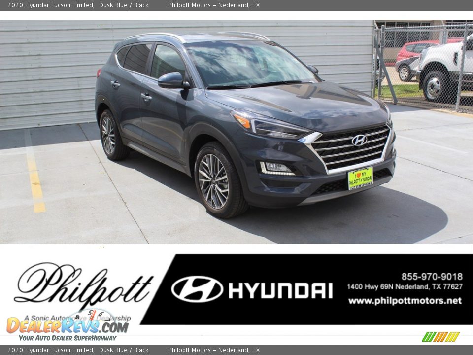 2020 Hyundai Tucson Limited Dusk Blue / Black Photo #1